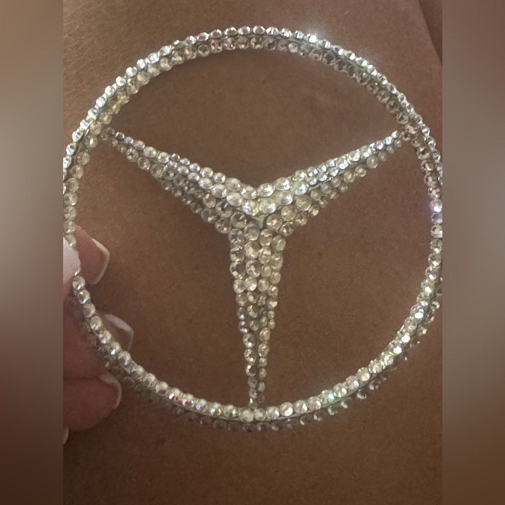 Swarovski Crystal Mercedes Benz Trunk Emblem